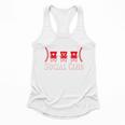 Home Plate Social Club Softball Season Baseball Mom Premium Flowy Tank