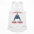 I'm Working From Home Today Baseball Lover Men Women Flowy Tank