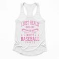 I Just Really Dislike Baseball Pants Baseball Mom Mama Flowy Tank