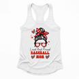 Loud And Proud Baseball Mom Messy Bun Leopard Mother Day Flowy Tank