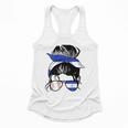 Nicaraguan Baseball Mom Nicaragua Flag Baseball Girl Flowy Tank