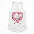 Valentines Baseball Boys Ice Cream Drip Heart Youth Kids Flowy Tank