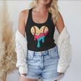 Baseball Drip Melting Ice Cream Baseball Heart Boys Girls Flowy Tank Baseball Drip Melting Ice Cream Baseball Heart Boys Girls Flowy Tank