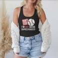 Don't Ask I'm Not Doing Gamechanger Sarcastic Baseball Quote Flowy Tank
