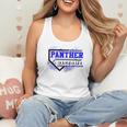 Blue Panther Baseball Home Plate Game Day Mascot Panther Flowy Tank