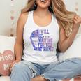 I Will Be Waiting For You At Home Baseball Softball Catcher Flowy Tank