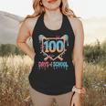 100 Days Of School Baseball Drip 100 Days Of School Flowy Tank