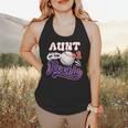 Aunt Rookie Of Year 1st Birthday Baseball Theme Matching Flowy Tank