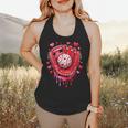 Baseball Drip Ice Cream Sprinkles Valentines Day Baseball Flowy Tank