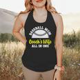 Baseball Mom Coach's Wife All In One Sports Player Coach Flowy Tank