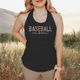 Baseball Mom Leopard Print Baseball Mama Mother's Day Flowy Tank