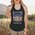 Baseball Sport I’m Just Here For The Snacks Baseball Mom Flowy Tank Baseball Sport I’m Just Here For The Snacks Baseball Mom Flowy Tank