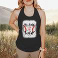My Heart Is On That Field Baseball Mom Momm Flowy Tank