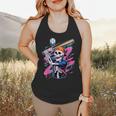 Skeleton Baseball Drip Boy Youth Dripping Baseball Halloween Flowy Tank