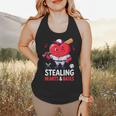 Stealing Hearts And Bases Baseball Player Valentine's Day Flowy Tank Stealing Hearts And Bases Baseball Player Valentine's Day Flowy Tank