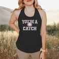 You'Re A Catch Baseball Pun Heart Kids Boys Valentines Flowy Tank You'Re A Catch Baseball Pun Heart Kids Boys Valentines Flowy Tank