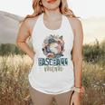 Artsy Baseball Mom Flowers Unique Game Day Ball Distressed Flowy Tank Artsy Baseball Mom Flowers Unique Game Day Ball Distressed Flowy Tank