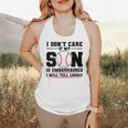 I Don't Care If My Son Is Embarrassed Baseball Mom Flowy Tank I Don't Care If My Son Is Embarrassed Baseball Mom Flowy Tank