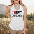 I Love Hot Baseball Moms Heart Sport Fan For Women Men Flowy Tank