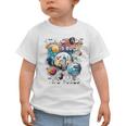4th Grade Is Out Of This World Back To School Astronaut Graphic Toddler T-Shirt