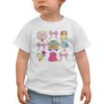 Back To School Coquette School Bus Pencil Graphic Toddler T-Shirt