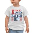 Baseball Kindergarten Back To School Kindergarten Batter Up Graphic Toddler T-Shirt Baseball Kindergarten Back To School Kindergarten Batter Up Graphic Toddler T-Shirt