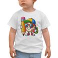 Baseball Lovers Pencil Back To School Kids Boys Girls Graphic Toddler T-Shirt