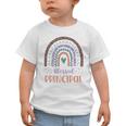 Blessed Principal Back To School Boho Rainbow Premium Tri-Blend Graphic Toddler T-Shirt
