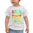 Bro First Day Of School Back To School Bruh Here We Go Again Graphic Toddler T-Shirt
