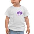 Class Of 2027 Cheer Purple Senior 2027 Back To School Graphic Toddler T-Shirt