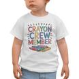 Crayon Crew Member Back To School Coloring Art Classes Graphic Toddler T-Shirt Crayon Crew Member Back To School Coloring Art Classes Graphic Toddler T-Shirt