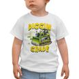 Diggin 4th Grade Bulldozer Back To School Graphic Toddler T-Shirt
