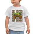 First Day Of 1st Grade Level Begins Back To School Girl Boy Graphic Toddler T-Shirt First Day Of 1st Grade Level Begins Back To School Girl Boy Graphic Toddler T-Shirt