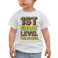 First Day Of 1st Grade Level Unlocked Back To School For Boy Graphic Toddler T-Shirt First Day Of 1st Grade Level Unlocked Back To School For Boy Graphic Toddler T-Shirt