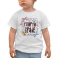 Fourth Grade Back To School For Girls Pink Notebook Graphic Toddler T-Shirt Fourth Grade Back To School For Girls Pink Notebook Graphic Toddler T-Shirt