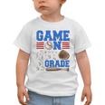 Game On First Grade Boy Baseball Back To School Graphic Toddler T-Shirt Game On First Grade Boy Baseball Back To School Graphic Toddler T-Shirt