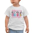 Girl First Day Of School Coquette Bow Pink Back To School Graphic Toddler T-Shirt
