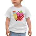 Girls Back To School Apple Toddler First Day Of Preschool Graphic Toddler T-Shirt Girls Back To School Apple Toddler First Day Of Preschool Graphic Toddler T-Shirt