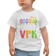Goodbye Summer Hello VPK First Day Of VPK Back To School Graphic Toddler T-Shirt