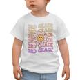 Groovy 3rd Grade Back To School Retro Groovy Third Grade Graphic Toddler T-Shirt