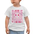 Groovy Class Of 2038 Grow With Me Smile Face Back To School Graphic Toddler T-Shirt Groovy Class Of 2038 Grow With Me Smile Face Back To School Graphic Toddler T-Shirt