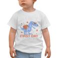 Happy First Day Of CollegeRex Dinosaur Back To School Graphic Toddler T-Shirt Happy First Day Of CollegeRex Dinosaur Back To School Graphic Toddler T-Shirt