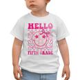 Hello Fifth Grade Coquette Bow Back To School 5th Grade Girl Graphic Toddler T-Shirt Hello Fifth Grade Coquette Bow Back To School 5th Grade Girl Graphic Toddler T-Shirt