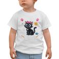 It's Fine I'm Fine Everything Is Fine Cat Back To School Graphic Toddler T-Shirt