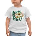 Leaping Into Pre-K Jumping Tree Frog Back To School Fun Graphic Toddler T-Shirt Leaping Into Pre-K Jumping Tree Frog Back To School Fun Graphic Toddler T-Shirt