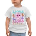 Lion Mascot Back To School Spirit Sports Men Women Groovy Graphic Toddler T-Shirt Lion Mascot Back To School Spirit Sports Men Women Groovy Graphic Toddler T-Shirt
