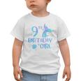 Ninth Birthday Girl Mermaid 9th Toddler's Back To School Graphic Toddler T-Shirt