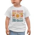 Retro 3rd Grade Daisy Colorful Back To School Third Grade Graphic Toddler T-Shirt Retro 3rd Grade Daisy Colorful Back To School Third Grade Graphic Toddler T-Shirt
