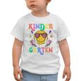 Retro Groovy Kinder Garten Vibes Smile Team Back To School Graphic Toddler T-Shirt Retro Groovy Kinder Garten Vibes Smile Team Back To School Graphic Toddler T-Shirt