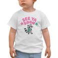 See Ya Soon Summer Cute Raccoon Back To School Kids Student Graphic Toddler T-Shirt